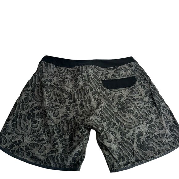 tactics mens gray black board shorts Size 36 - Picture 2 of 6